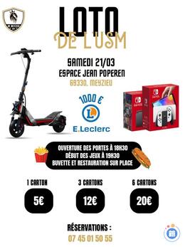 Image du loto Loto US Meyzieu Football