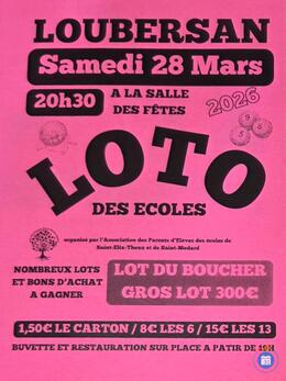 Image du loto LOTO des écoles de Saint-Elix-Theux et Saint-Médard