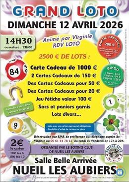 Image du loto Grand loto anime par virginie rdv loto a nueil les aubiers