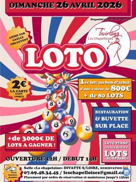 Image du loto Loto du Club Twirling Les Chapelloises