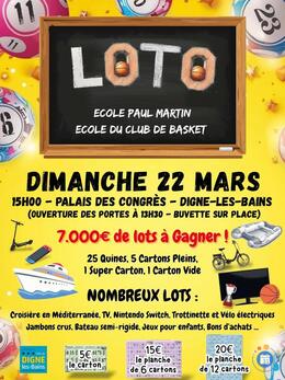 Image du loto Loto des ecoles et du basket
