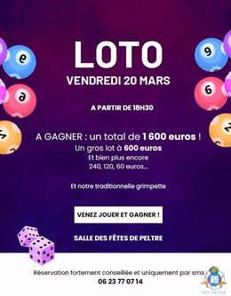 Image du loto loto de l'AEA Peltre
