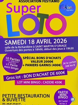 Image du loto Super loto association festiamo