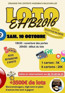 Image du loto Loto EHB 2016