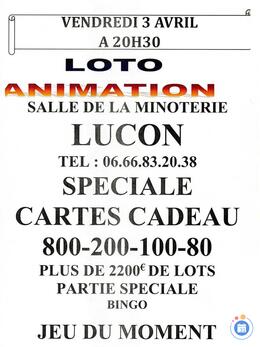 Image du loto Soirée Animation Loto Spéciale Carte Cadeau