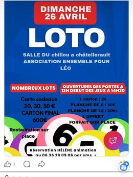 Image du loto Ensemble pour léo animé par Hélène