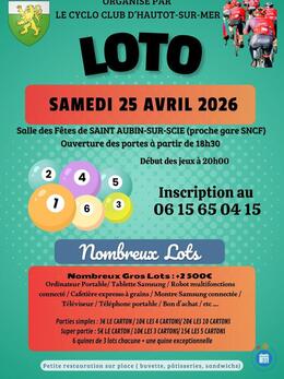 Image du loto LOTO du cyclo club d’Hautot sur Mer
