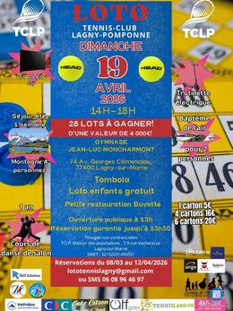 Image du loto Loto du Tennis Club de Lagny Pomponne