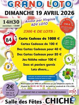 Image du loto Grand loto anime par virginie rdv loto a chiche
