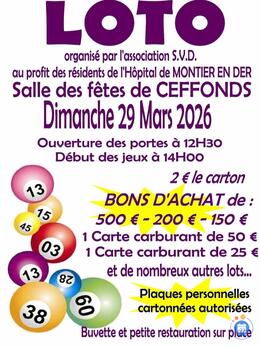 Image du loto Loto de l'ASVD - Résidents de l'Hopital