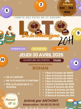 Image du loto Loto de la châtaigne