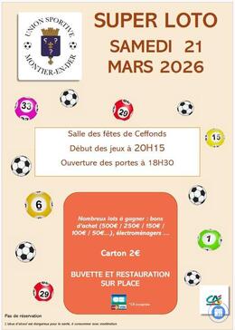Image du loto LOTO Union Sportive Montier en DER - USM