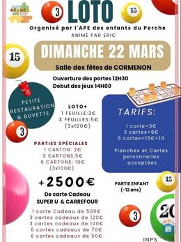 Image du loto Loto de ape de sargé sur braye