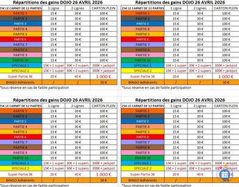 Image du loto Loto du dojo jean-louis borloo