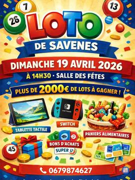 Image du loto Loto du comité Des Fêtes