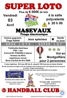 Image du loto LOTO du handball club