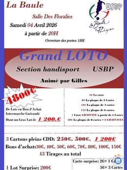 Image du loto Grand LOTO section Handisport USBP