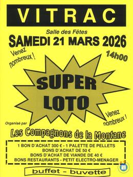Image du loto Loto les compagnons de la montane 21 mars 14h