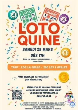 Image du loto Loto Quine association de parents