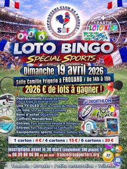 Image du loto LOTO spécial SPORTS avec le Supporters Club de France