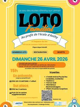 Image du loto Loto familial sou des écoles d'Anthy