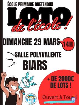 Image du loto Loto de l'école de bretenoux