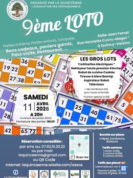 Image du loto 9ème LOTO de La Quincéenne