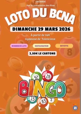 Image du loto Loto du basket club nord ardèche