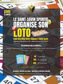 Image du loto Loto du saint-savin sportif