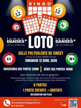Image du loto Loto de l association TempsDanses