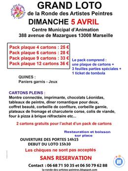 Image du loto Grand loto de la ronde des artistes peintres