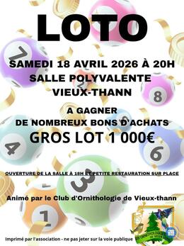 Image du loto Loto organisé par le COVT