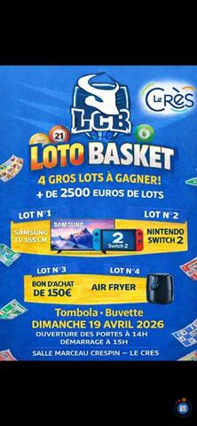 Image du loto 1er Loto du Crès Basket