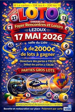 Image du loto LOTO du Foyer Rencontres et Loisir
