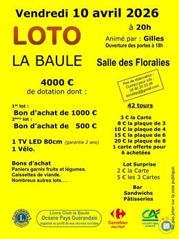 Image du loto LOTO Lions : La Baule Océane Pays Guérandais - avec GILLES