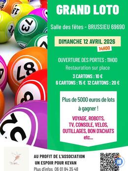 Image du loto Grand LOTO Un espoir pour Kevan