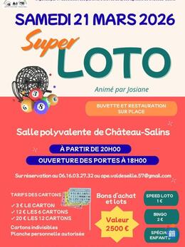 Image du loto Loto APE du lycée agricole Château-Salins