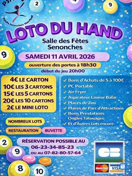 Image du loto Loto Perche Senonchois Handball