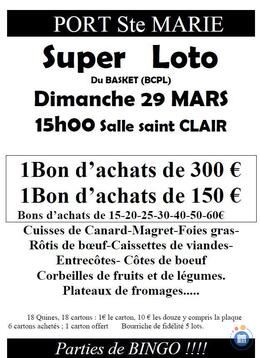Image du loto Loto du basket