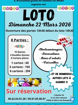 Image du loto Loto Familial L’Atelier M