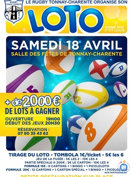 Image du loto Loto du Rugby Tonnay Charente.