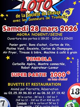 Image du loto Loto de la Société de Chasse de avec les sonneurs de trompes