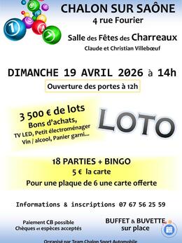 Image du loto LOTO du Team Chalon Sport Automobile