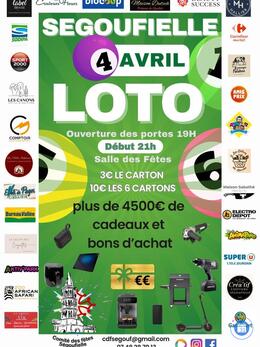 Image du loto Loto 2026 du Comité des fêtes de Ségoufielle