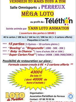 Image du loto Mega loto au profit du téléthon