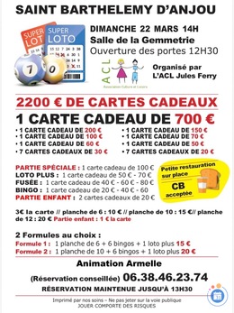 Image du loto Super Loto A.C.L. Jules Ferry
