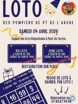 Image du loto Loto des sapeurs pompiers de pont de l'arche