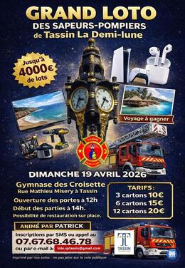 Image du loto enorme loto des sapeurs pompiers de Tassin la demi lune