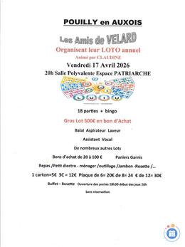 Image du loto loto amis de velard