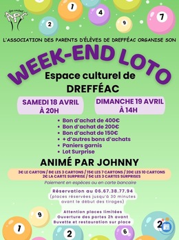Image du loto Lotos les 18 et 19 avril 2026 à Dreffeac